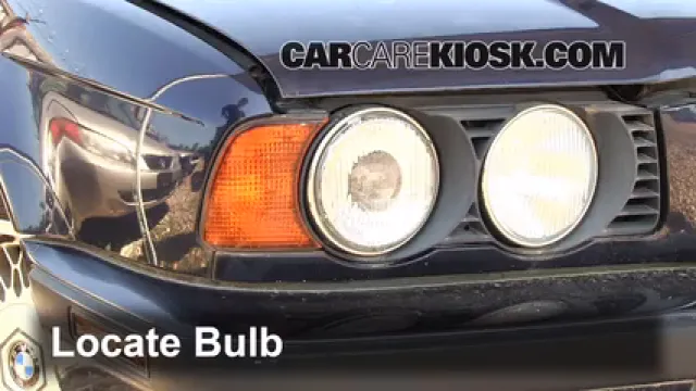 1995 BMW 540i 4.0L V8 Luces Luz de giro delantera (reemplazar foco)